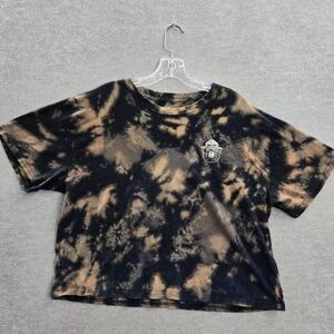 Kids Tie-Dye T-Shirt - Black and Brown